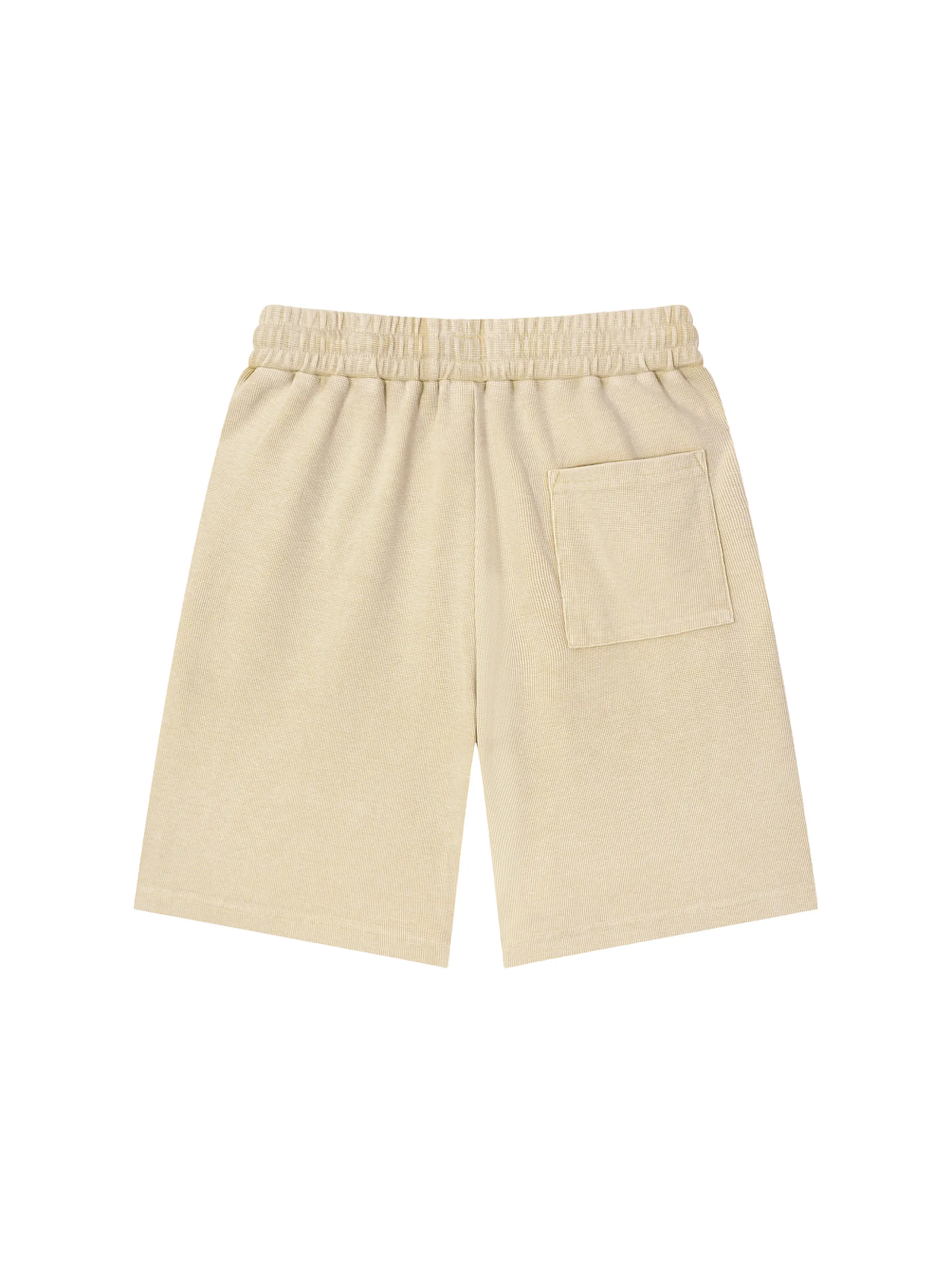Mineral Wash Waffle Knit Shorts