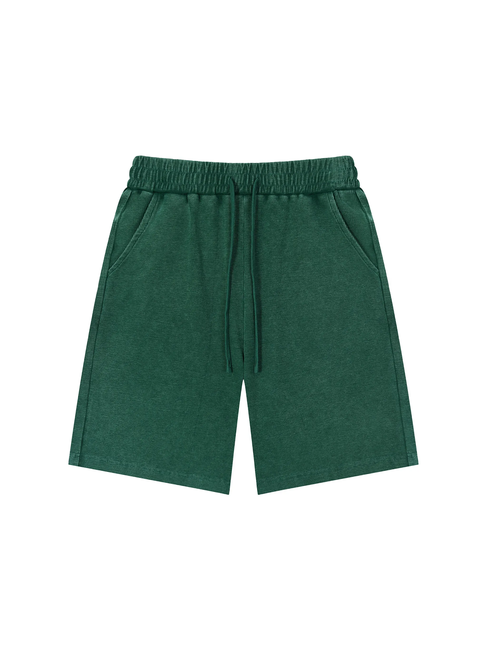 Mineral Wash Waffle Knit Shorts