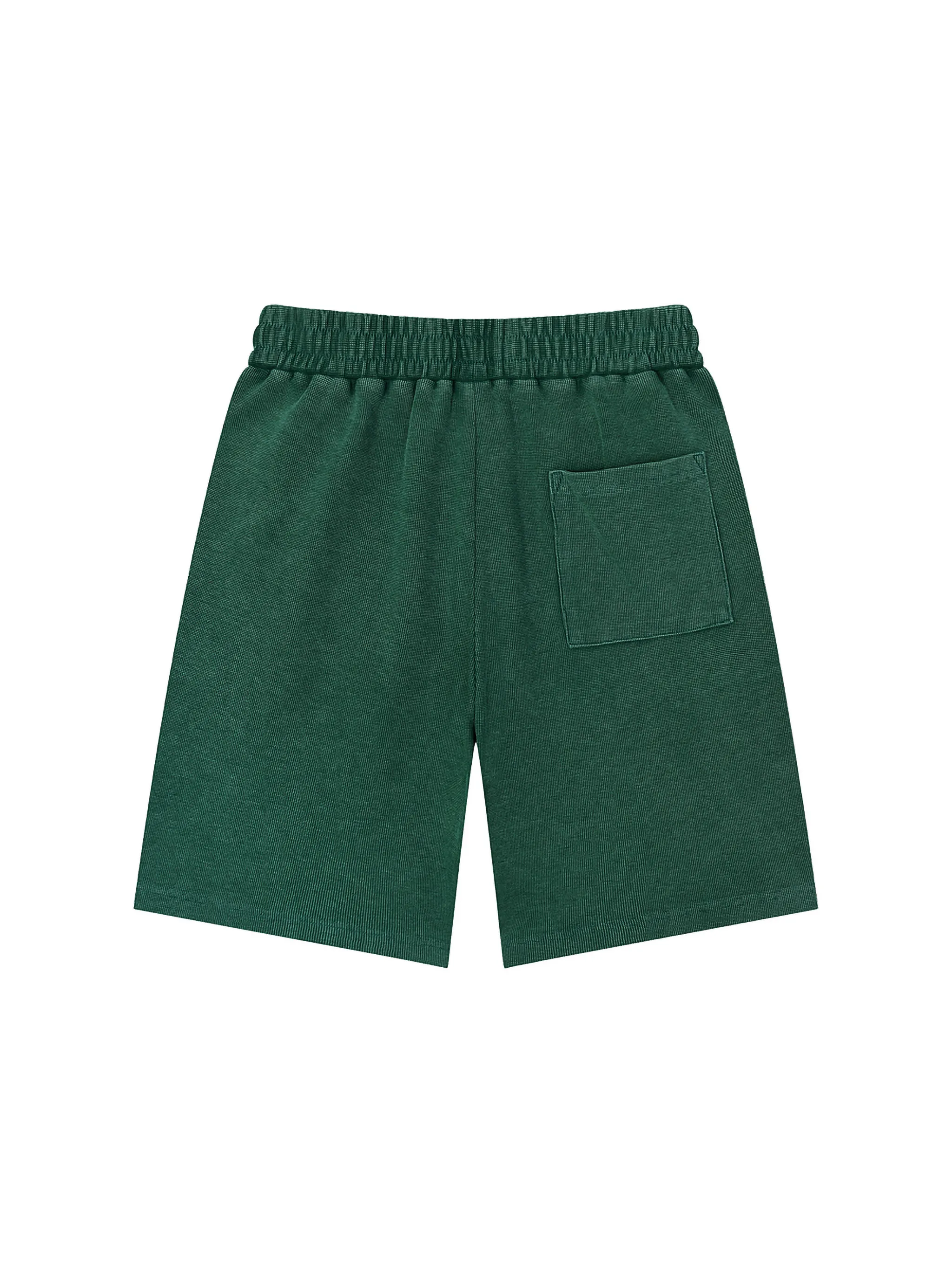 Mineral Wash Waffle Knit Shorts