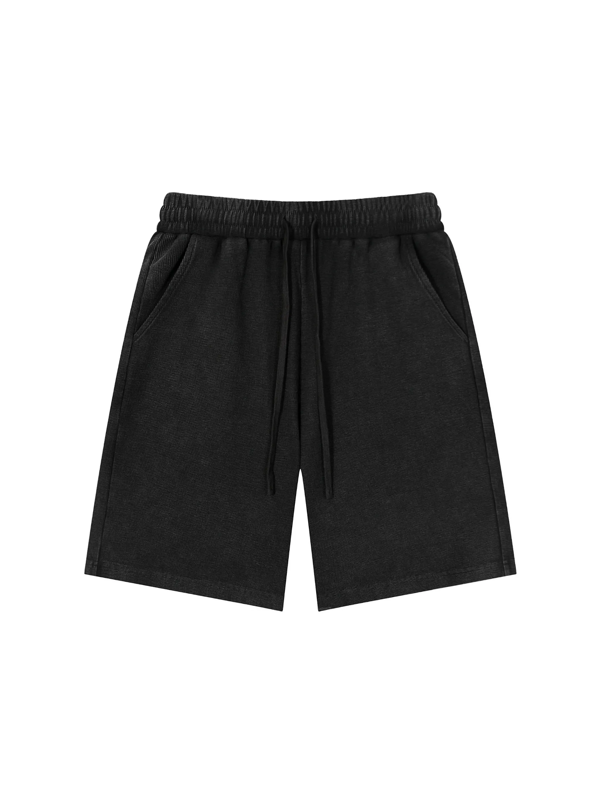 Mineral Wash Waffle Knit Shorts