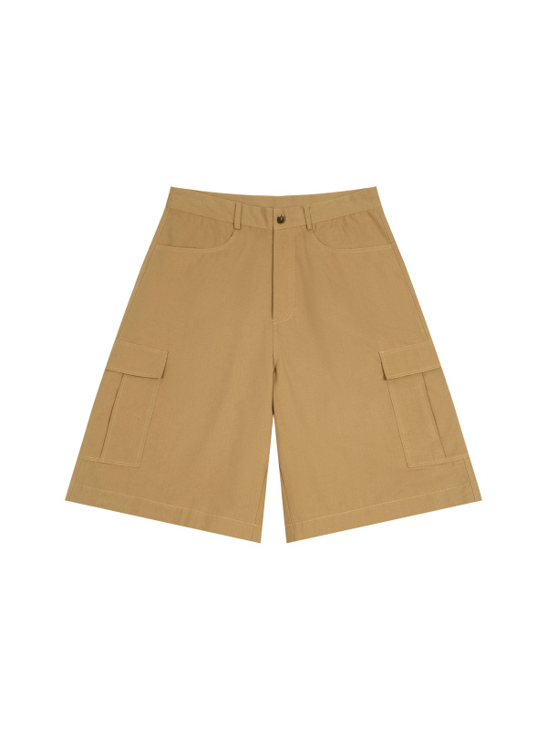 Unisex Woven Cargo Shorts