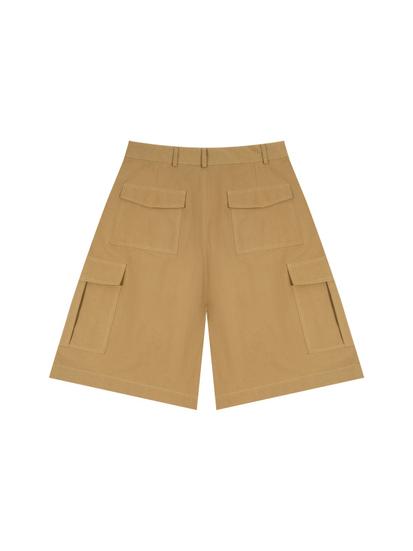 Unisex Woven Cargo Shorts