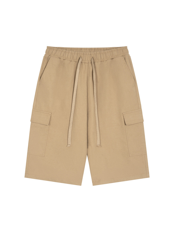 Unisex Drawstring Cargo Shorts