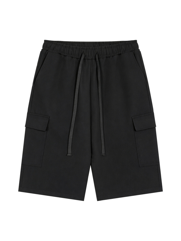 Unisex Drawstring Cargo Shorts