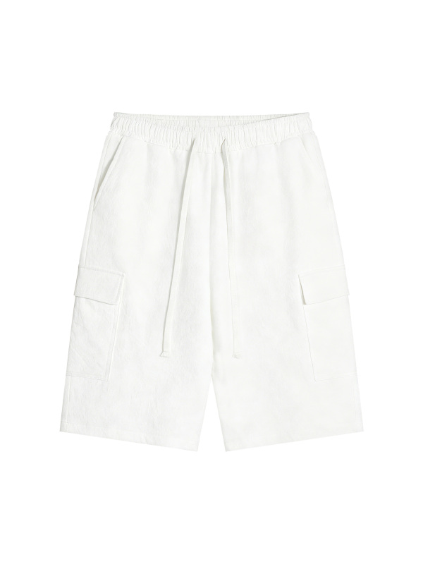 Unisex Drawstring Cargo Shorts
