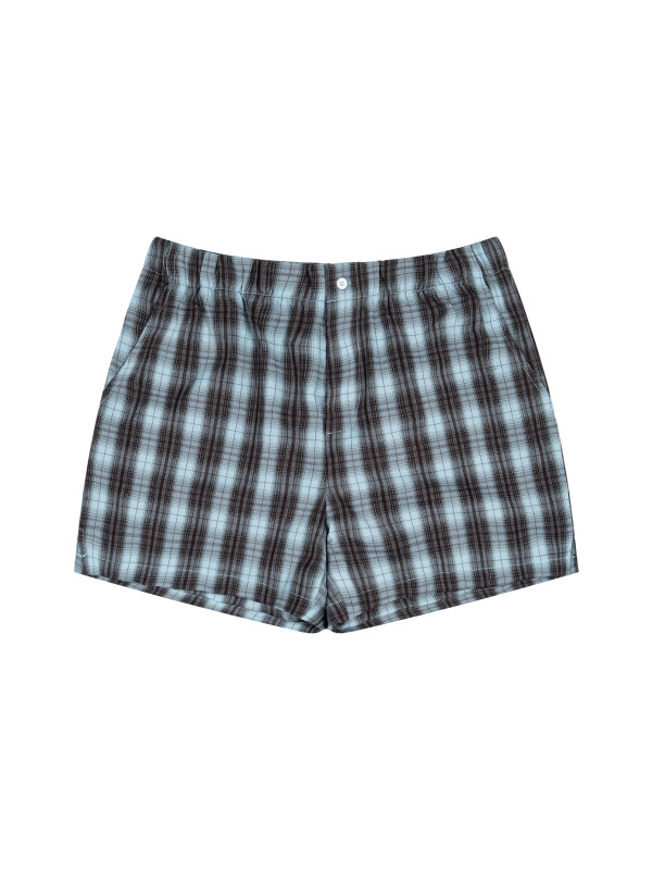 Unisex Plaid Shorts