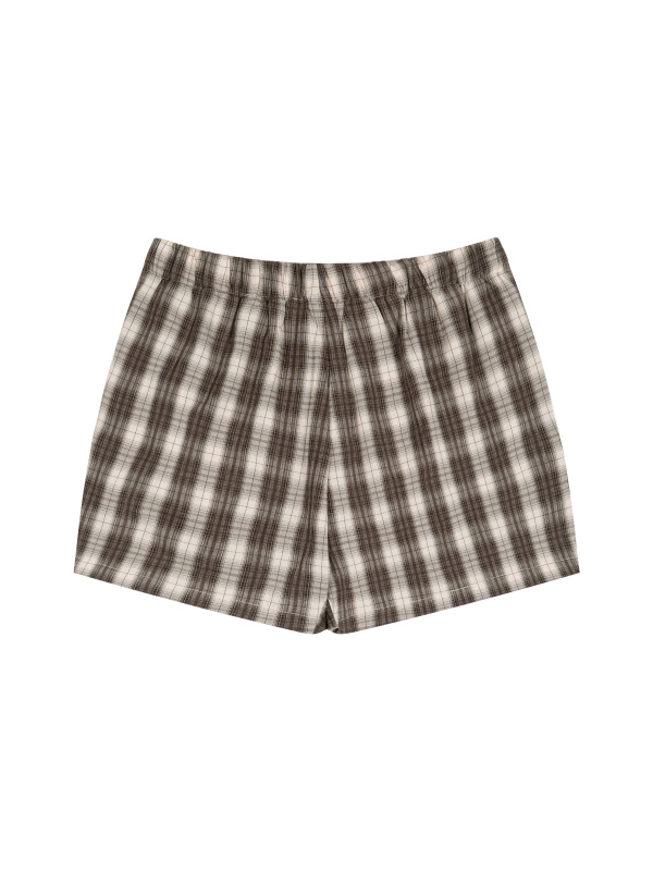 Unisex Plaid Shorts