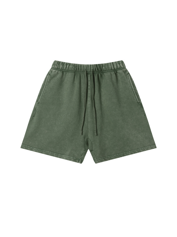 Unisex Vintage Wash Cotton Shorts