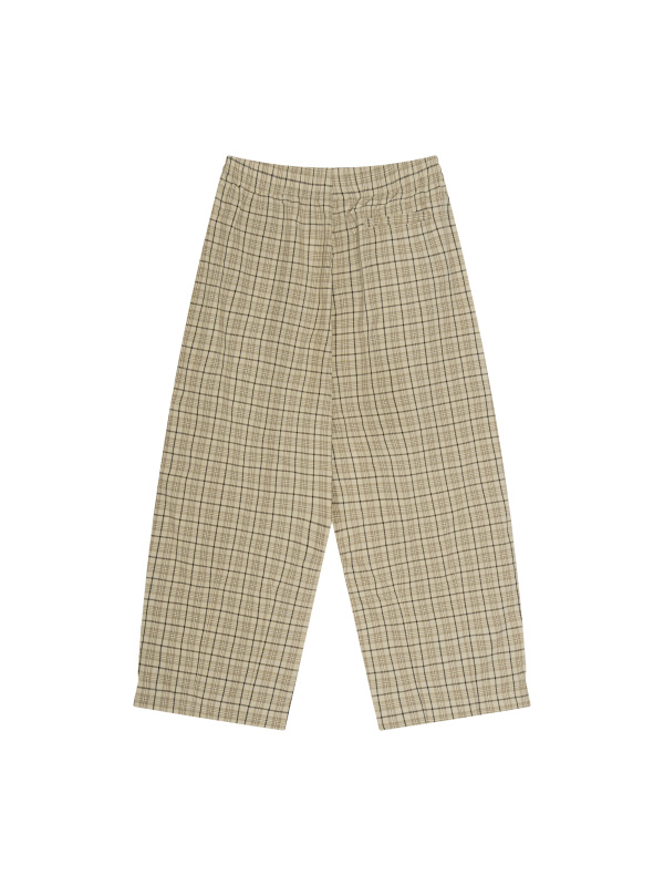 Unisex Plaid Wide Leg Pants