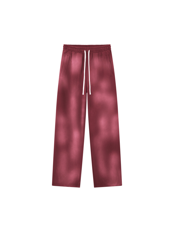 Unisex Sunfade Wide Leg Fleece Sweatpants