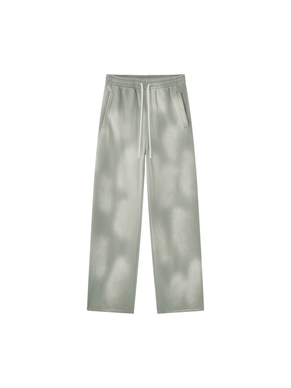 Unisex Sunfade Wide Leg Fleece Sweatpants