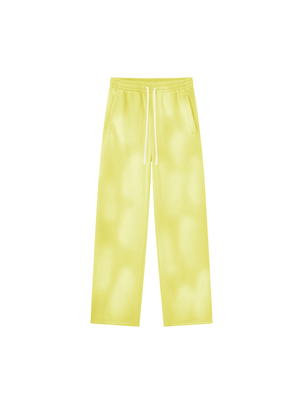 Unisex Sunfade Wide Leg Fleece Sweatpants