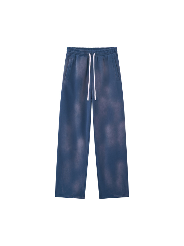 Unisex Sunfade Wide Leg Fleece Sweatpants