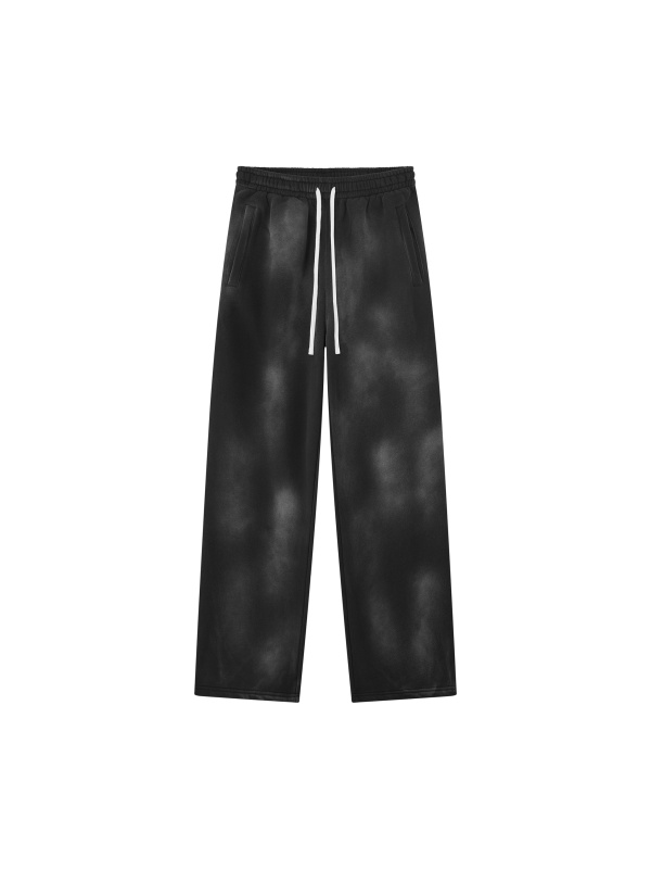 Unisex Sunfade Wide Leg Fleece Sweatpants