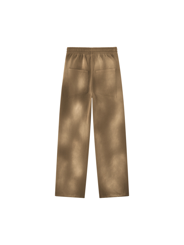Unisex Sunfade Wide Leg Fleece Sweatpants