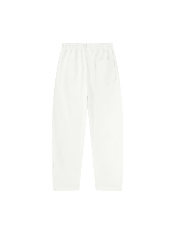 Unisex Tapered Straight Hem Sweatpants