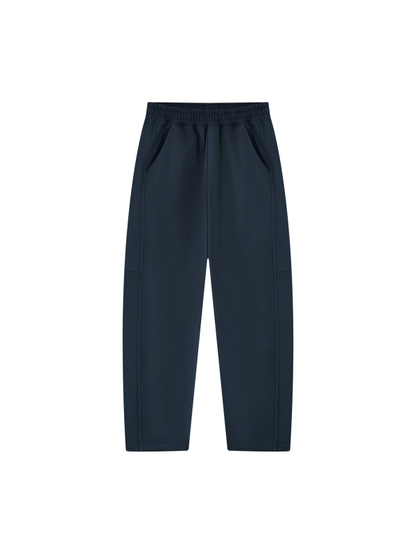 Unisex Tapered Straight Hem Sweatpants