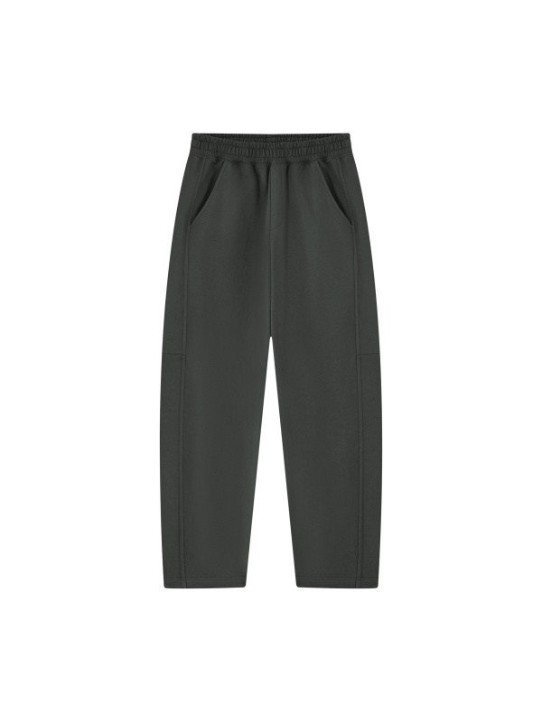 Unisex Tapered Straight Hem Sweatpants