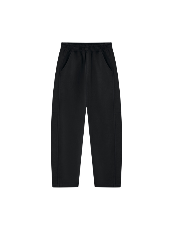 Unisex Tapered Straight Hem Sweatpants