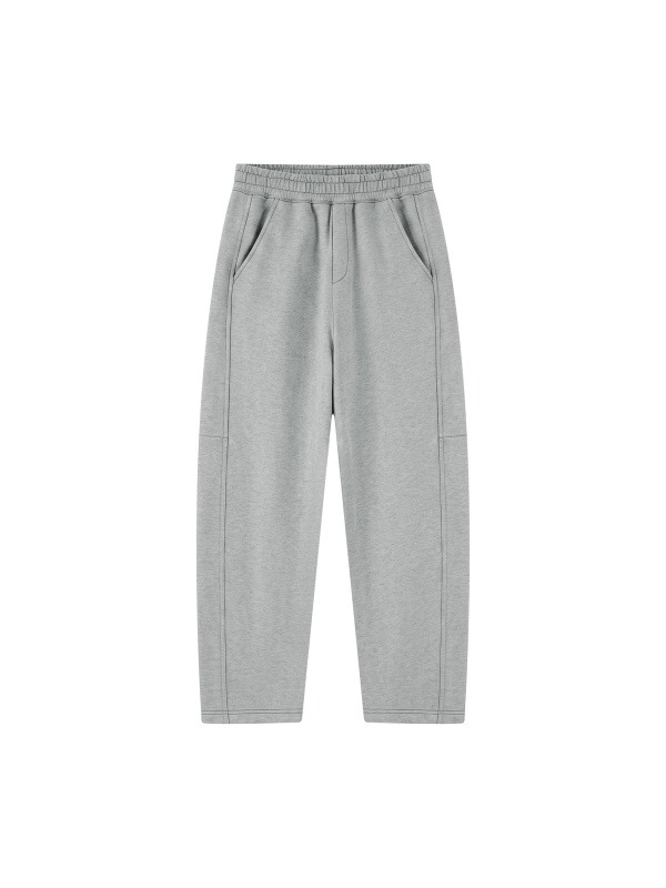 Unisex Tapered Straight Hem Sweatpants