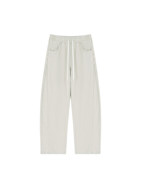 Unisex Mineral Wash Barrel Sweatpants