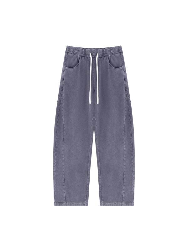 Unisex Mineral Wash Barrel Sweatpants