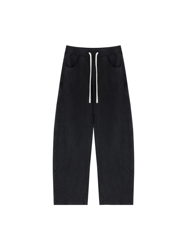 Unisex Mineral Wash Barrel Sweatpants