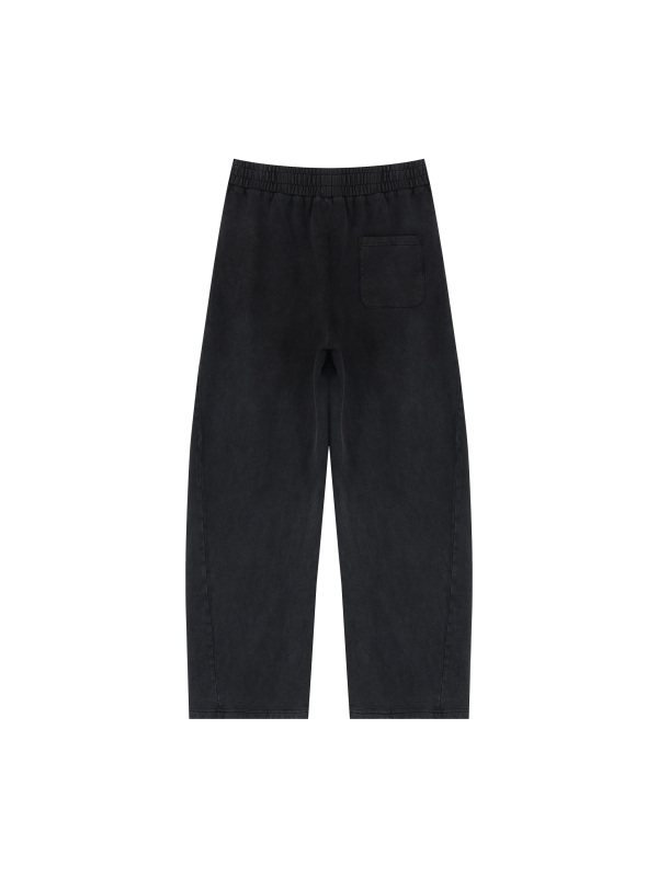 Unisex Mineral Wash Barrel Sweatpants