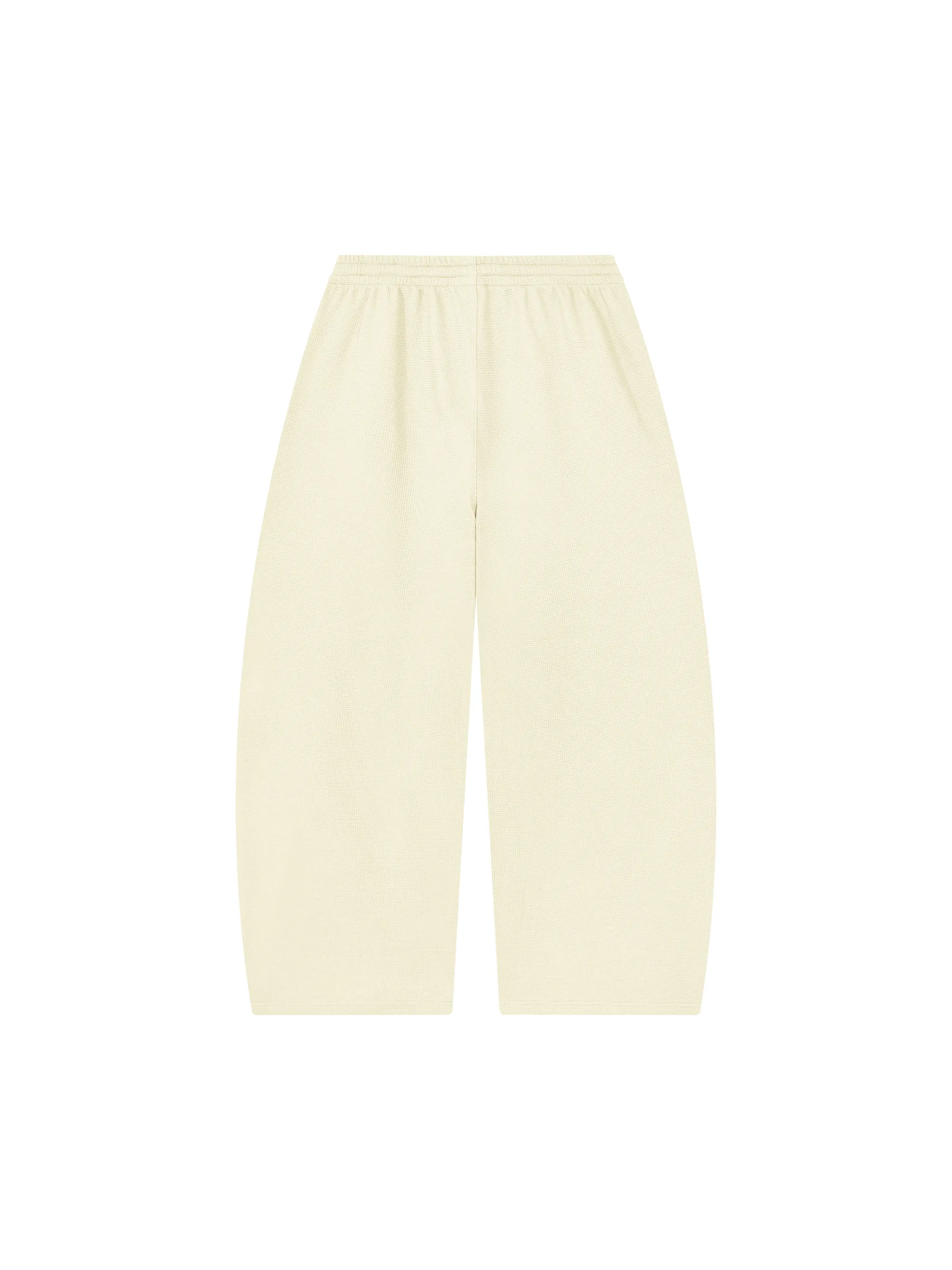 Unisex Waffle Barrel Leg Pants
