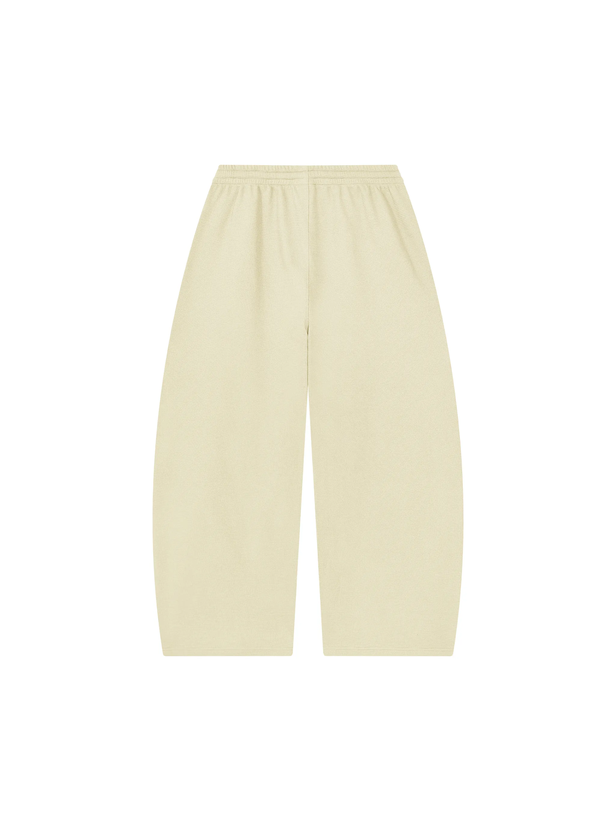 Unisex Waffle Barrel Leg Pants