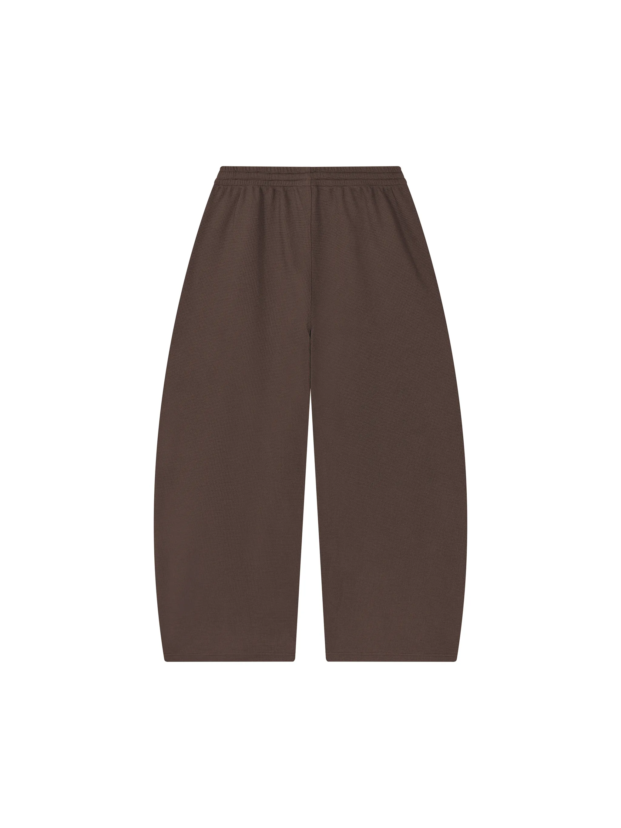 Unisex Waffle Barrel Leg Pants