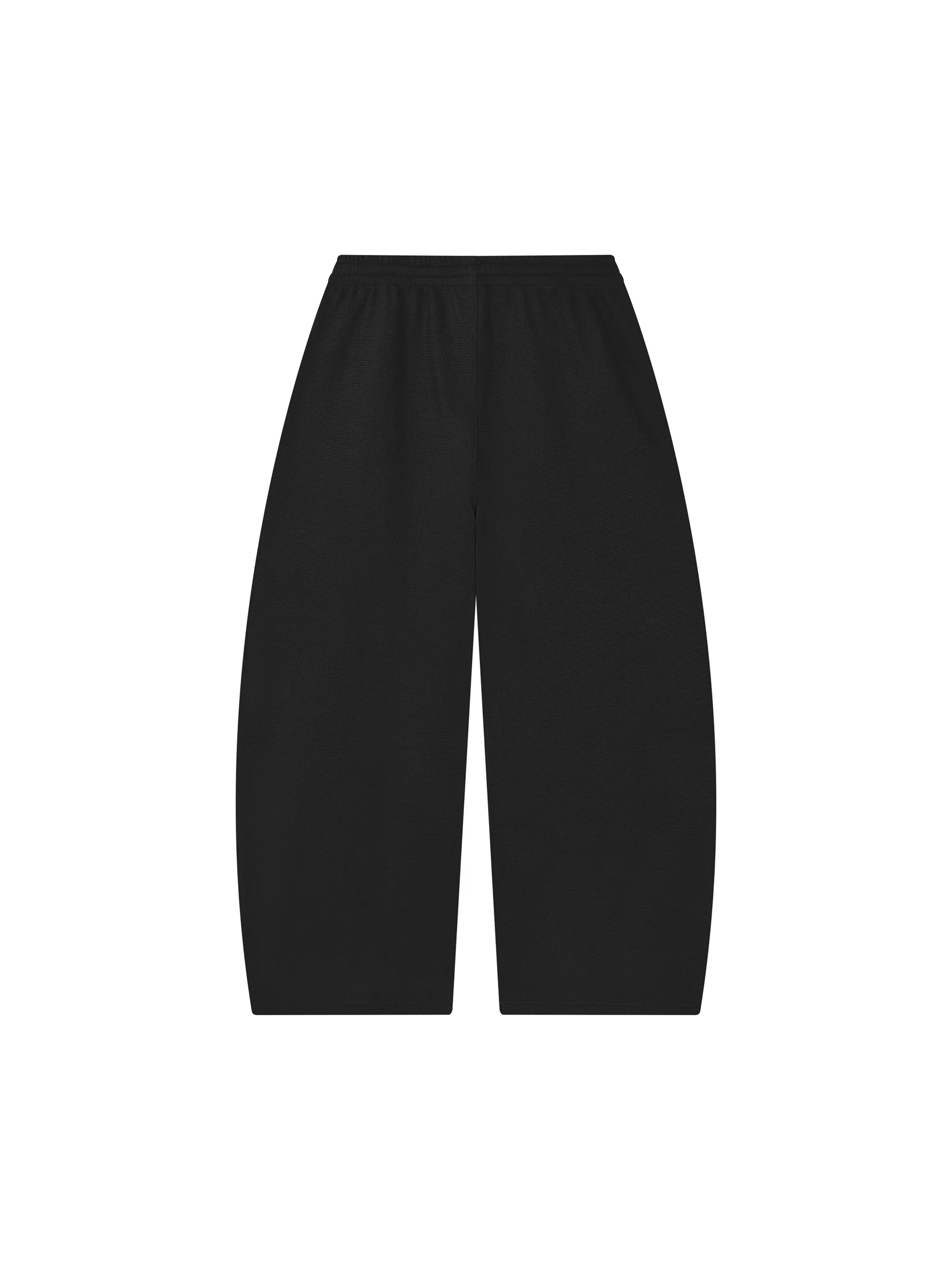 Unisex Waffle Barrel Leg Pants