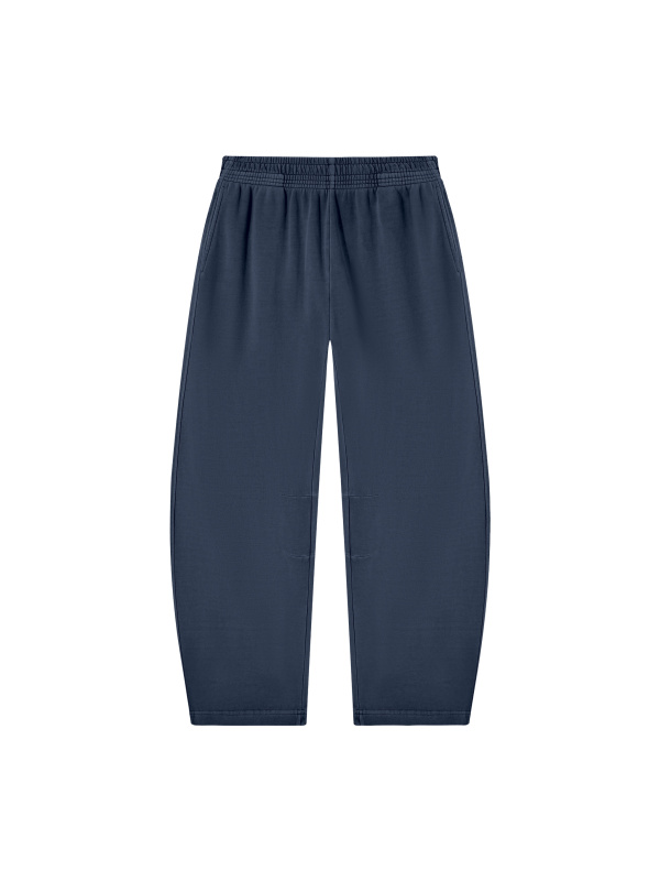 Unisex Vintage Washed Barrel Leg Sweatpants