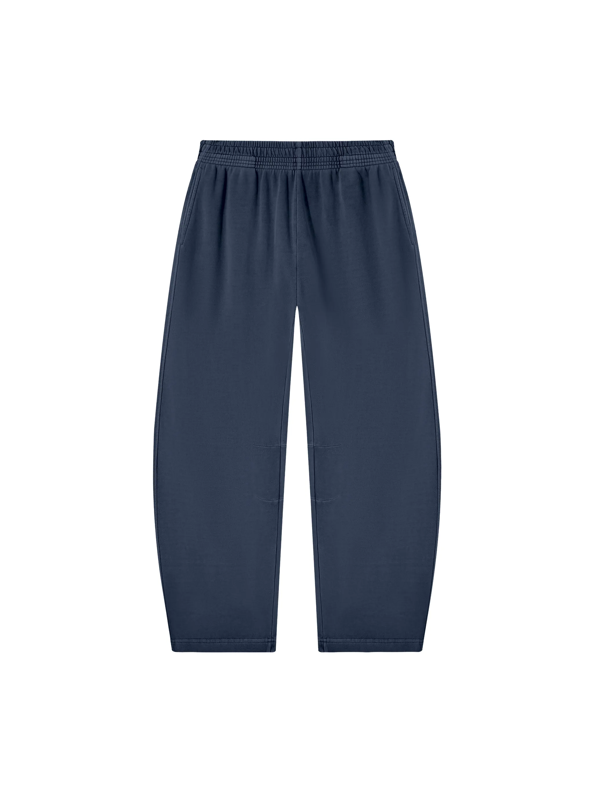 Unisex Vintage Washed Barrel Leg Sweatpants