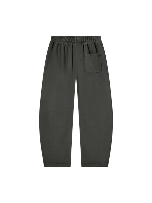 Unisex Vintage Washed Barrel Leg Sweatpants