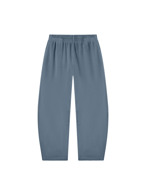 Unisex Vintage Washed Barrel Leg Sweatpants