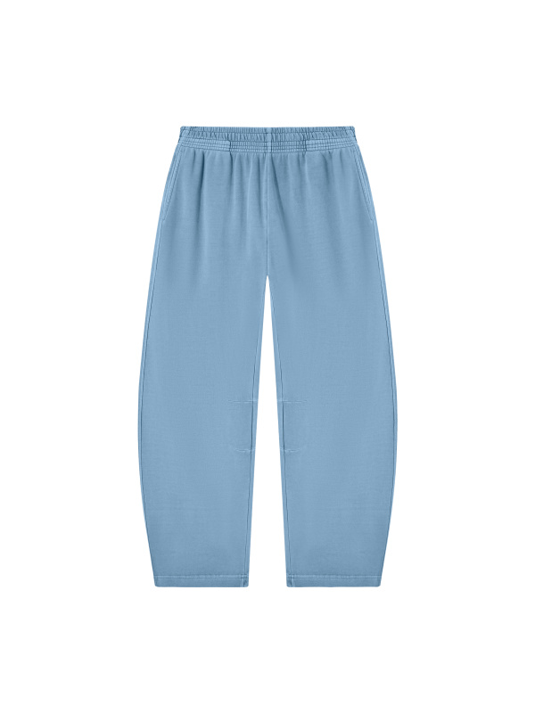 Unisex Vintage Washed Barrel Leg Sweatpants