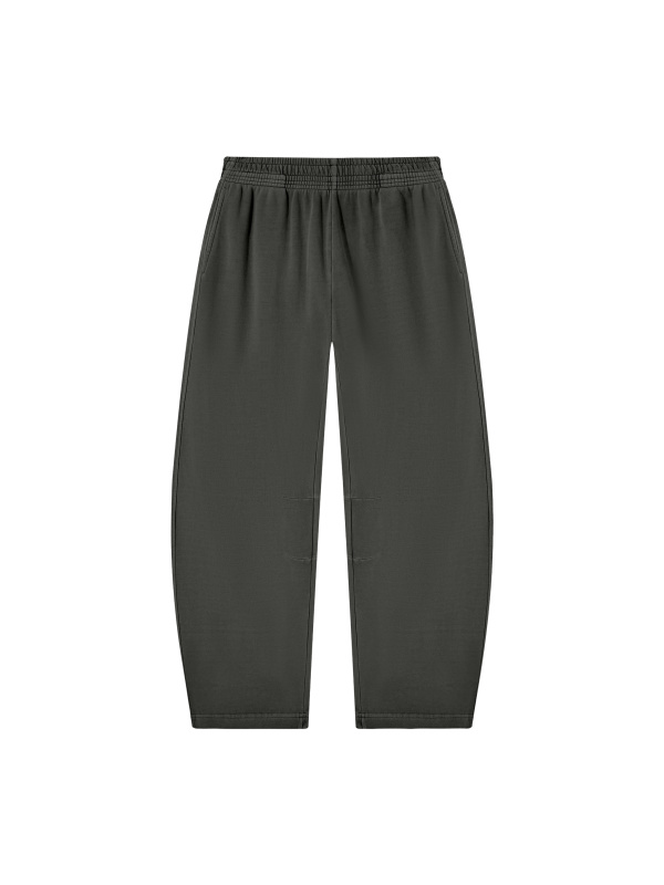 Unisex Vintage Washed Barrel Leg Sweatpants