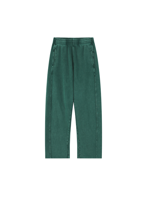 Unisex Mineral Wash Straight Sweatpants