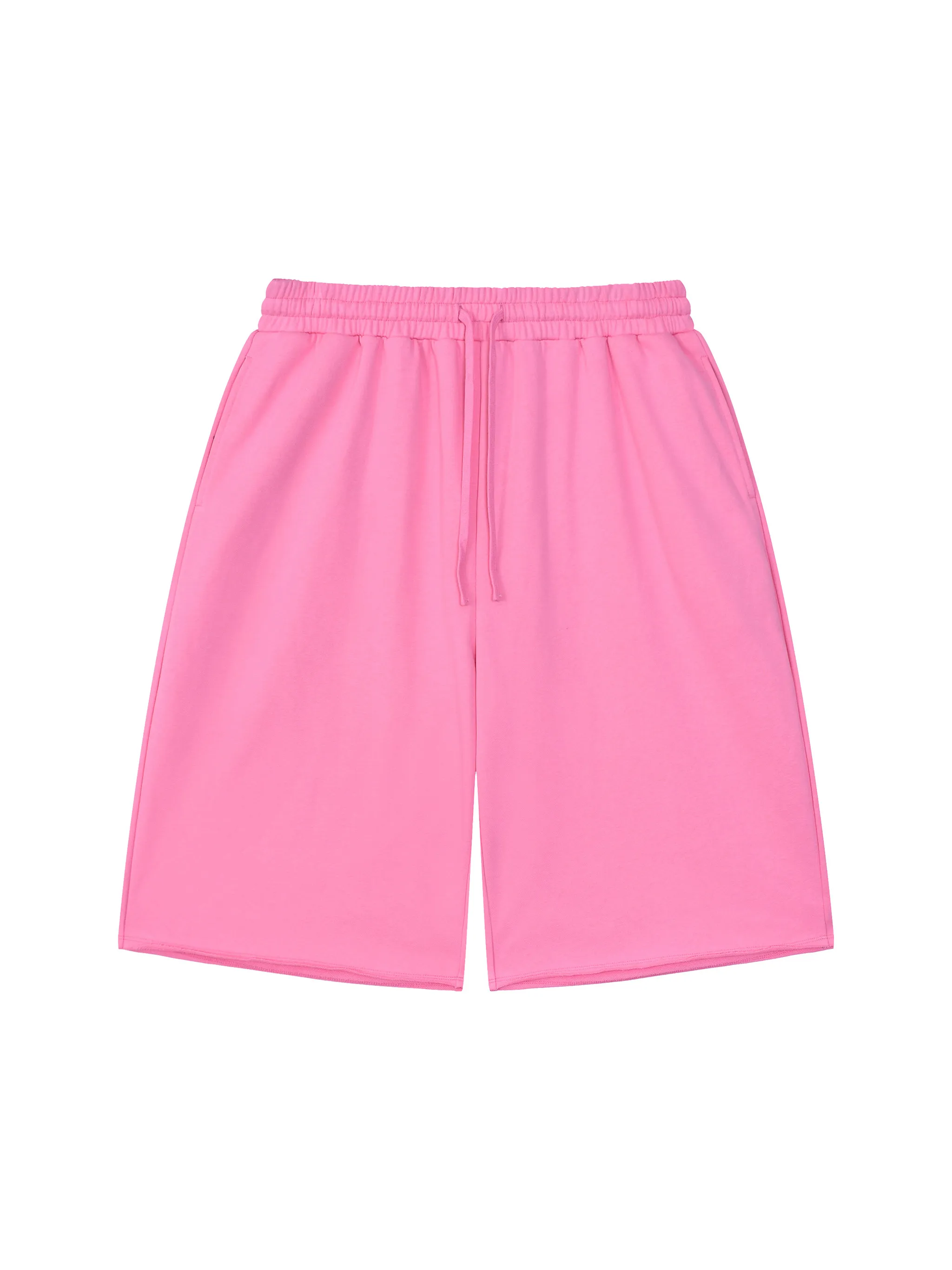 Unisex Loose Raw Edge Shorts