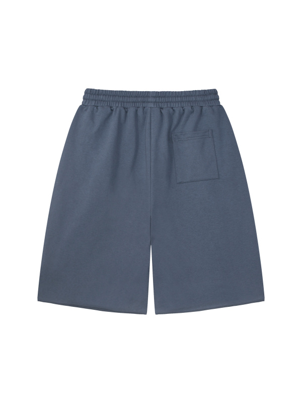 Unisex Loose Raw Edge Shorts