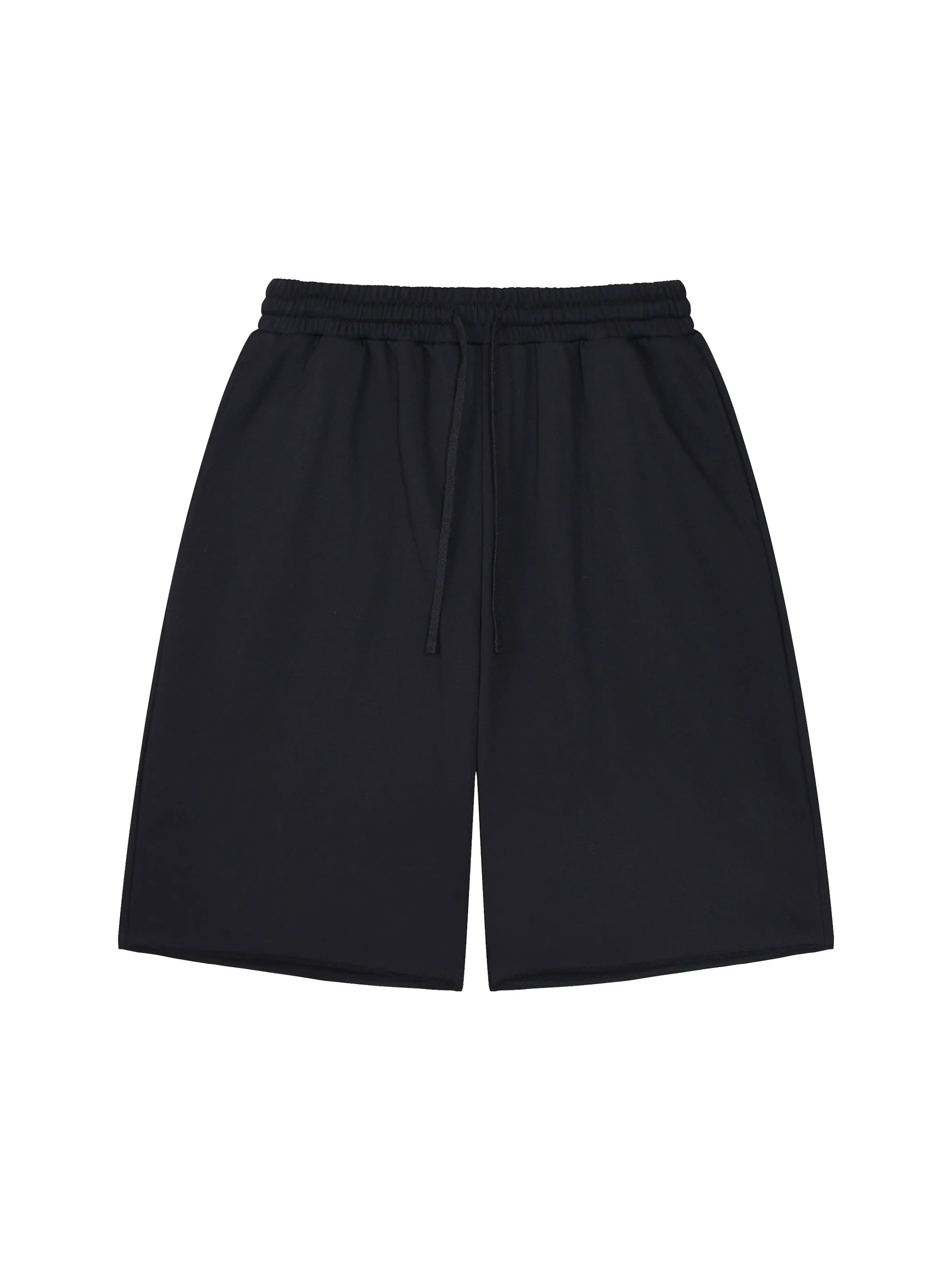 Unisex Loose Raw Edge Shorts