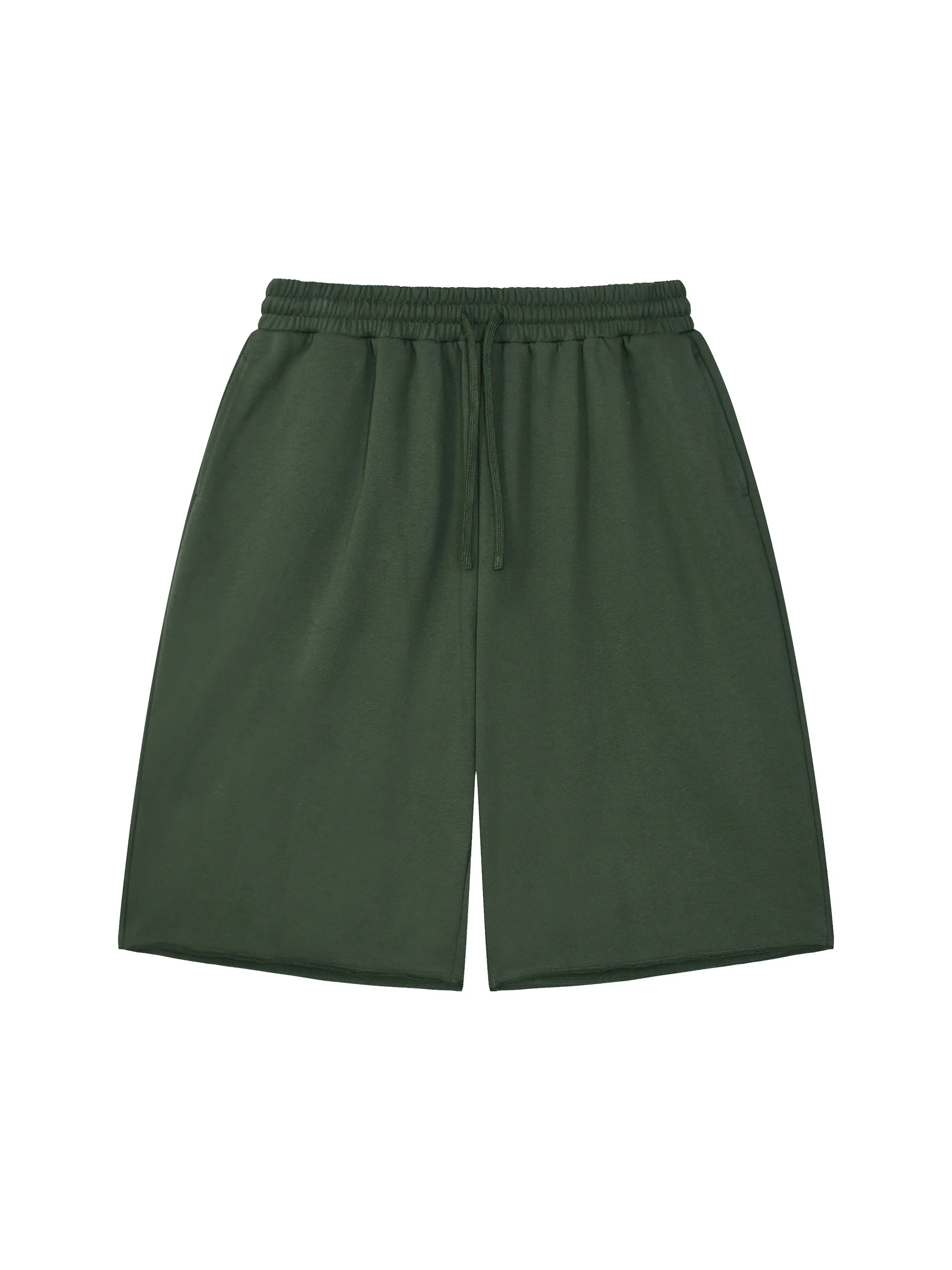 Unisex Loose Raw Edge Shorts