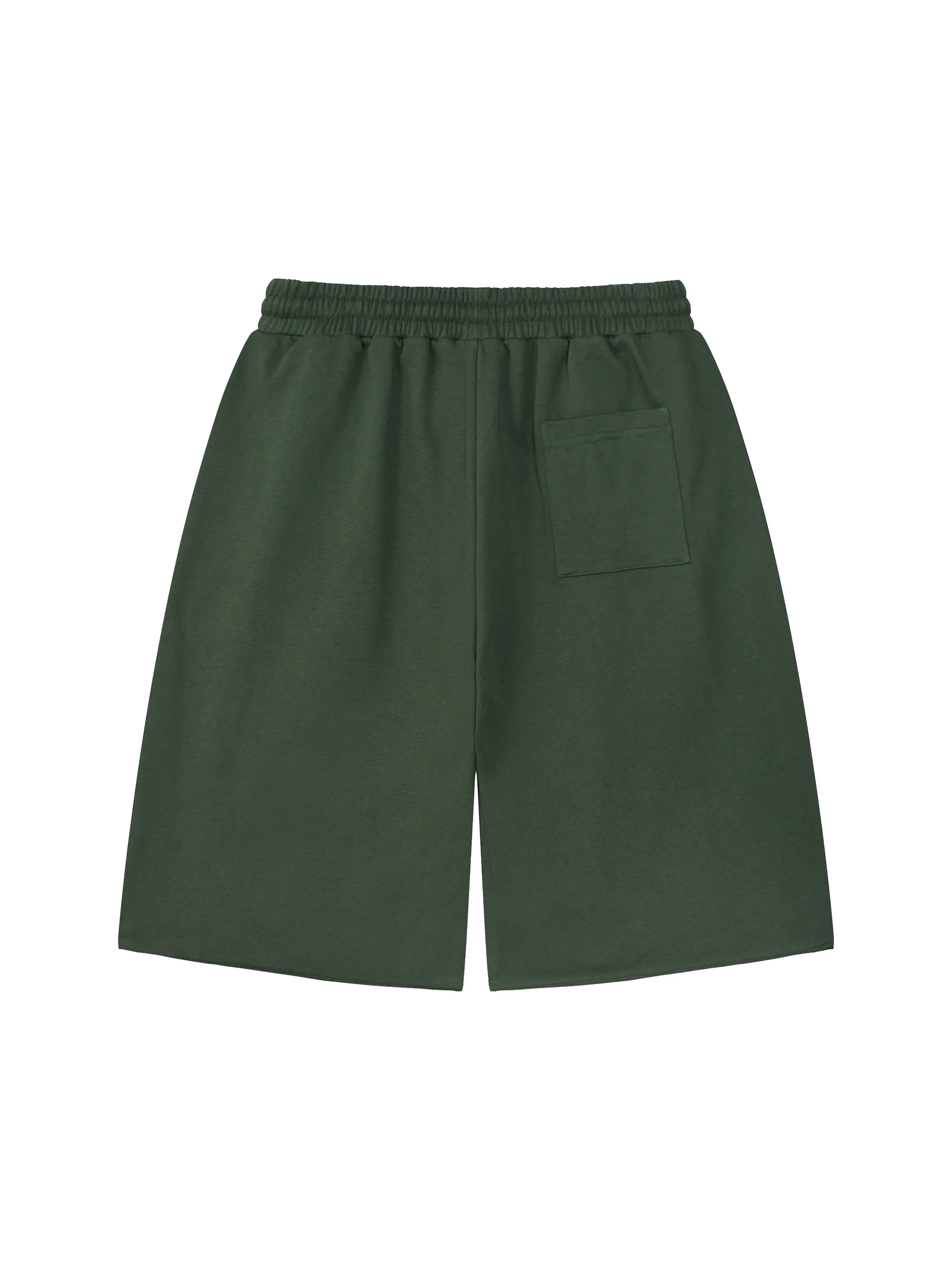 Unisex Loose Raw Edge Shorts