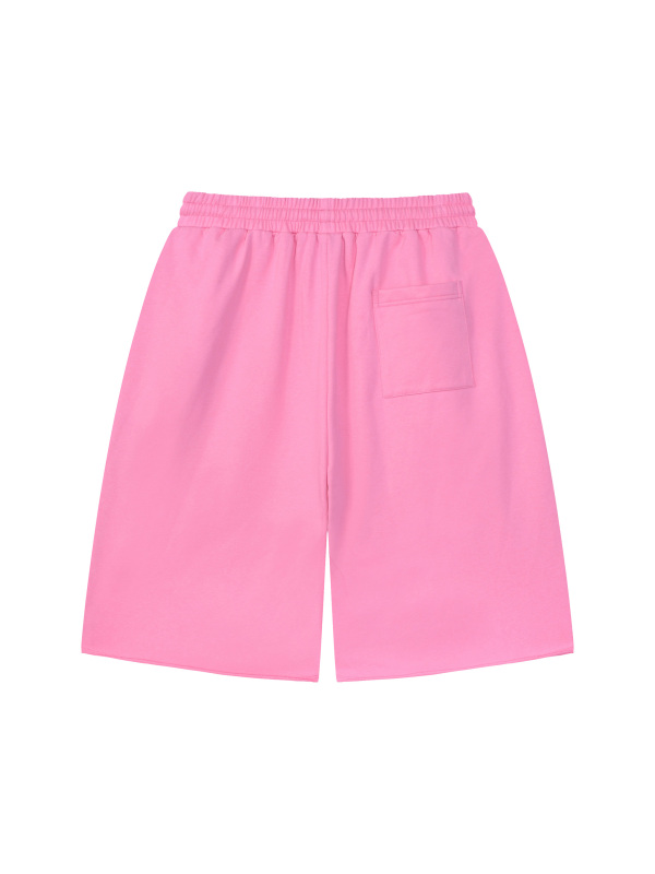 Unisex Loose Raw Edge Shorts