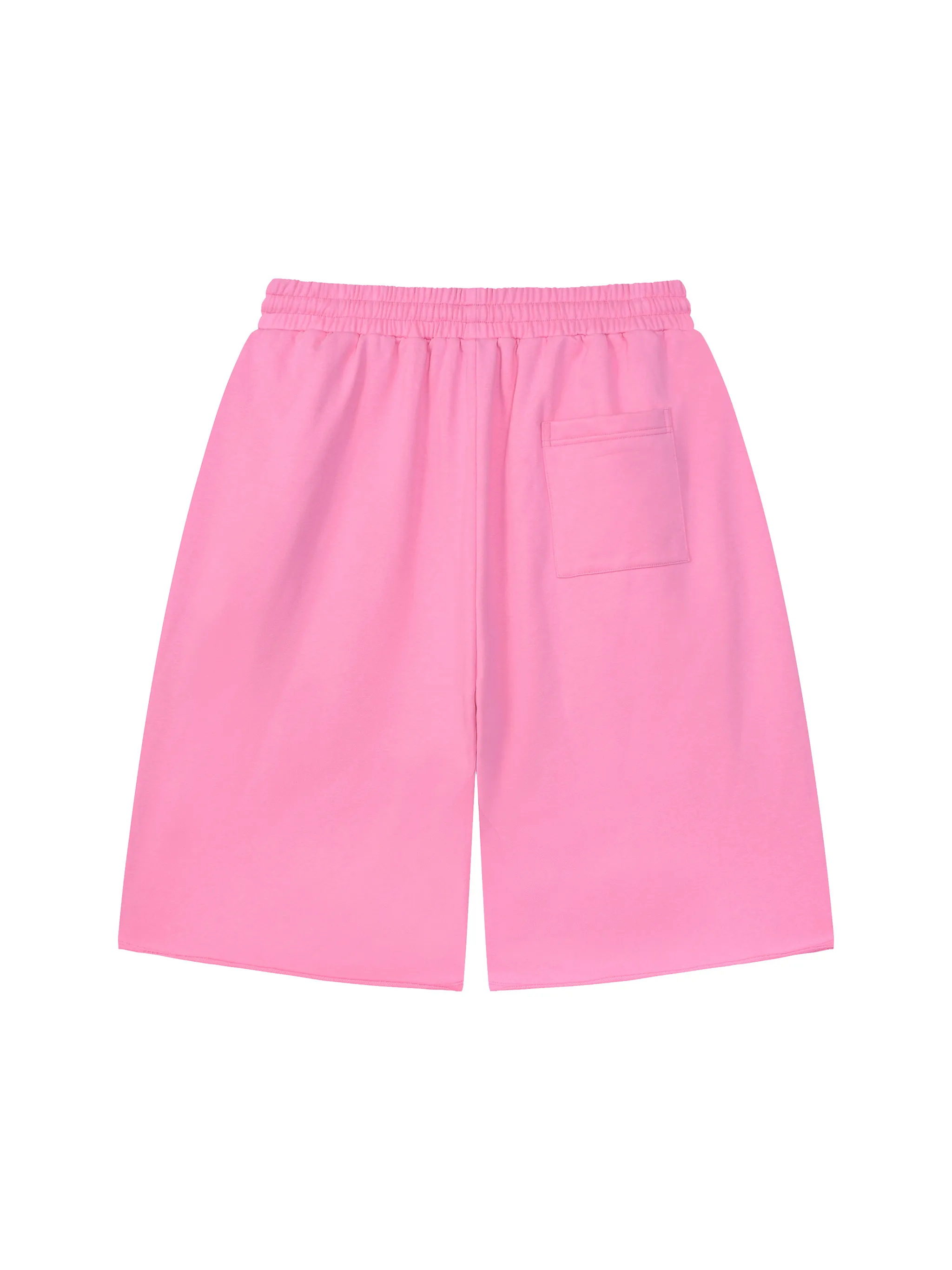 Unisex Loose Raw Edge Shorts