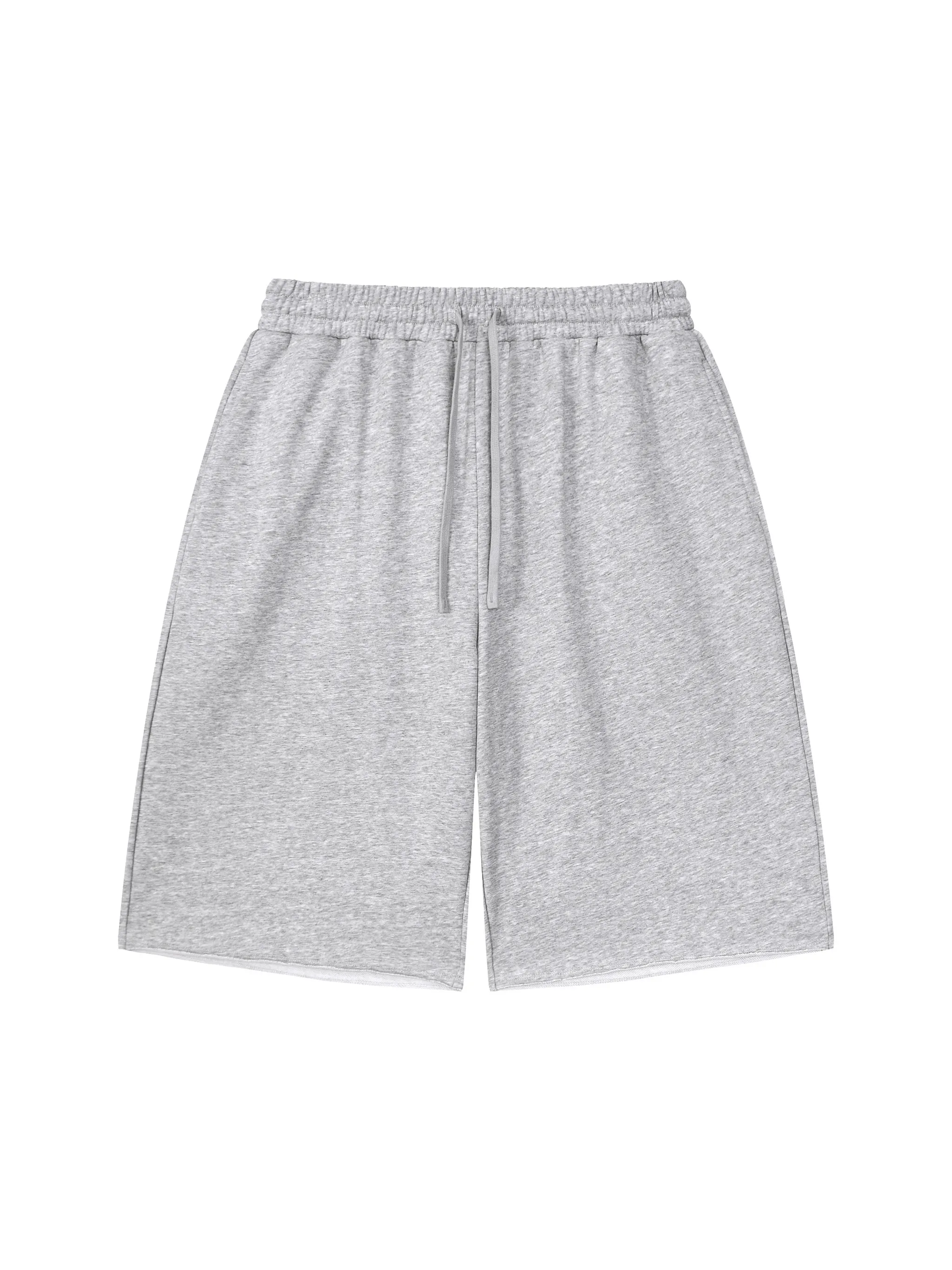 Unisex Loose Raw Edge Shorts