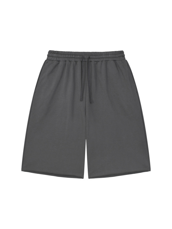 Unisex Loose Raw Edge Shorts