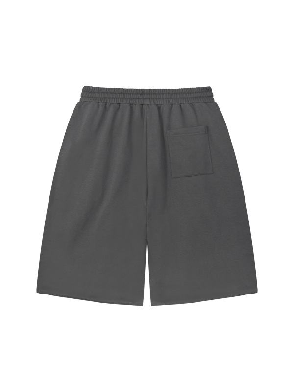 Unisex Loose Raw Edge Shorts