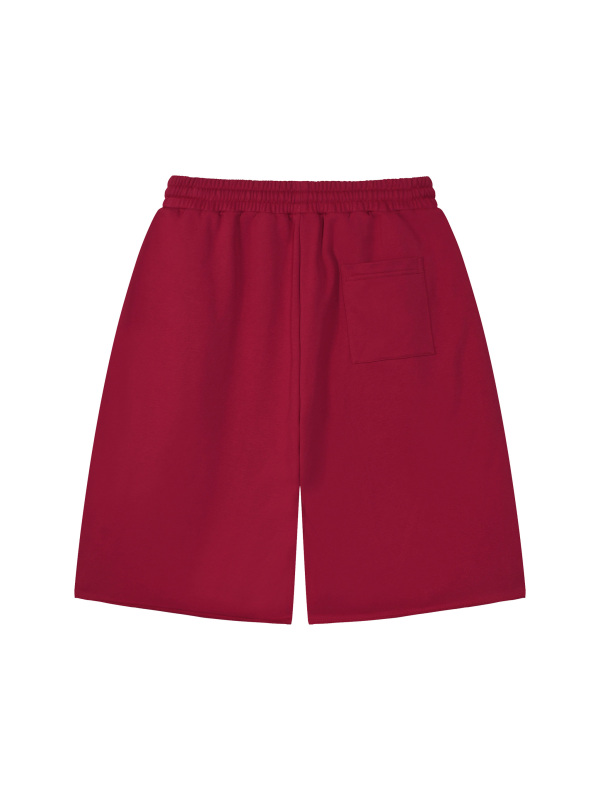 Unisex Loose Raw Edge Shorts